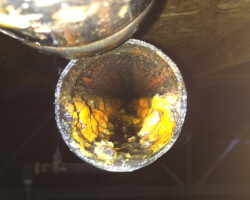 Wet Pipe Corrosion Trapped Air Pocket